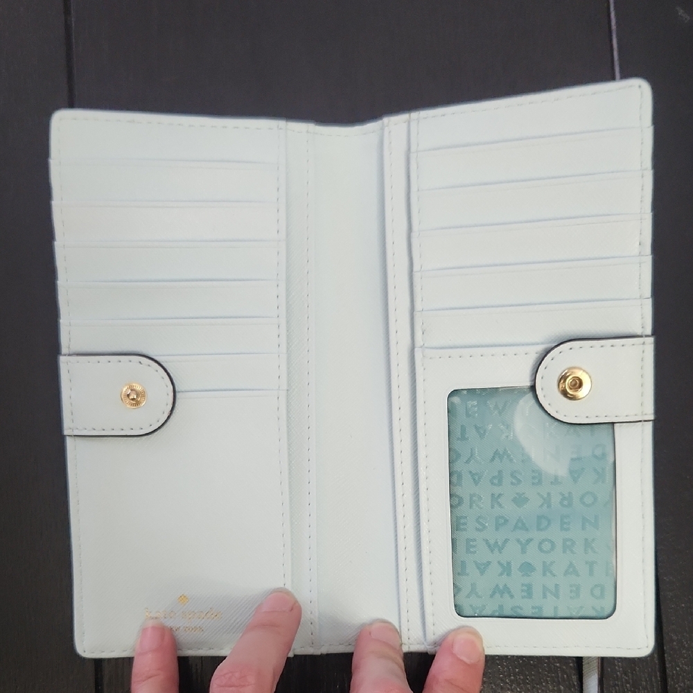 Kate Spade Light Blue Wallet - Picture 4 of 5